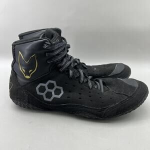 Rudis SF-Tbili 2.0 Wrestling Shoes Men Size 9 Black Suede High Training Sneakers